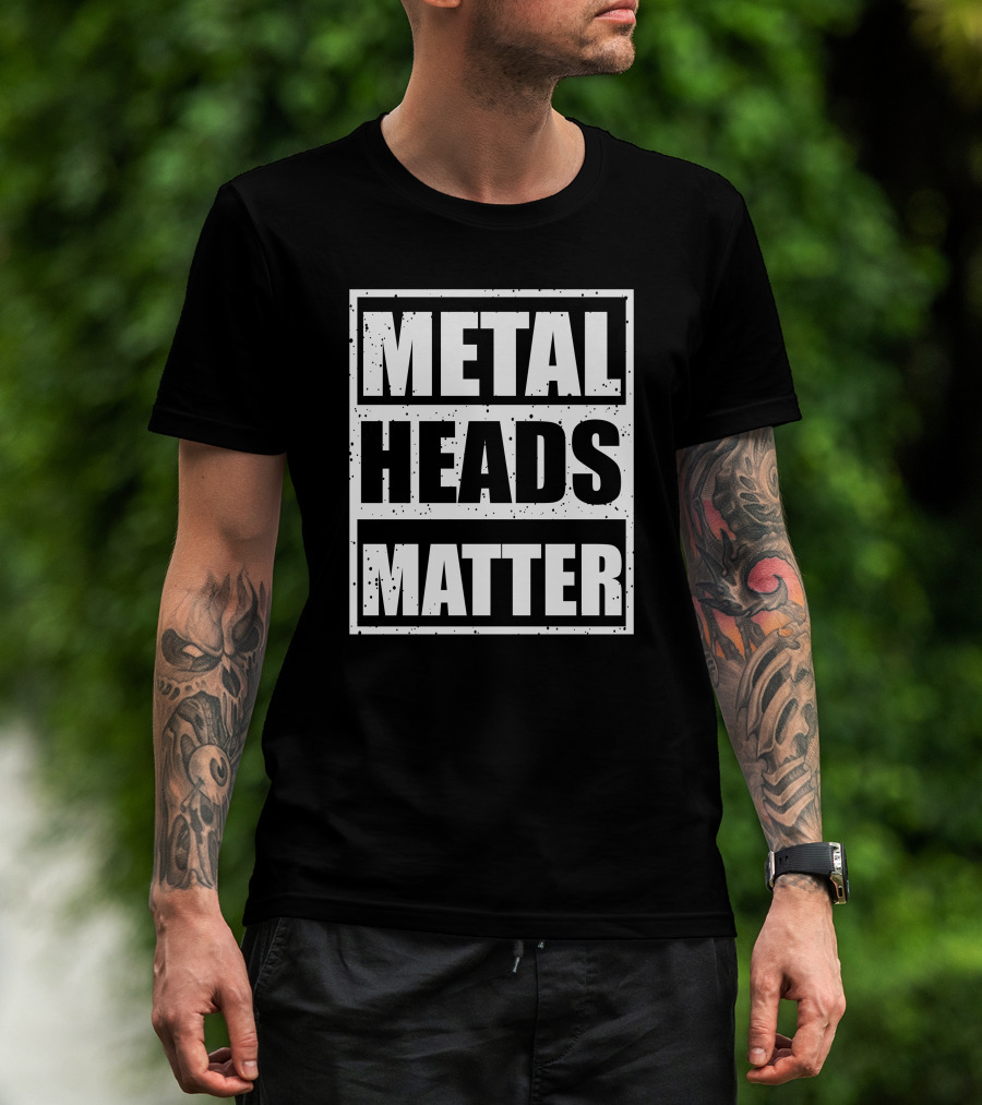 Metalheads Matter Mano Cornuta Rock Bassist Essentials T-Shirt
