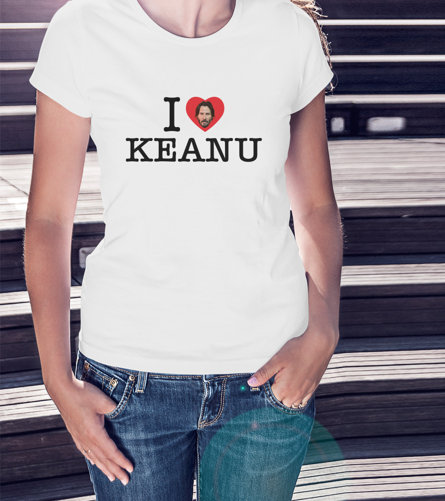 I Love Keanu Reeves Lionsgate Fan T-Shirt