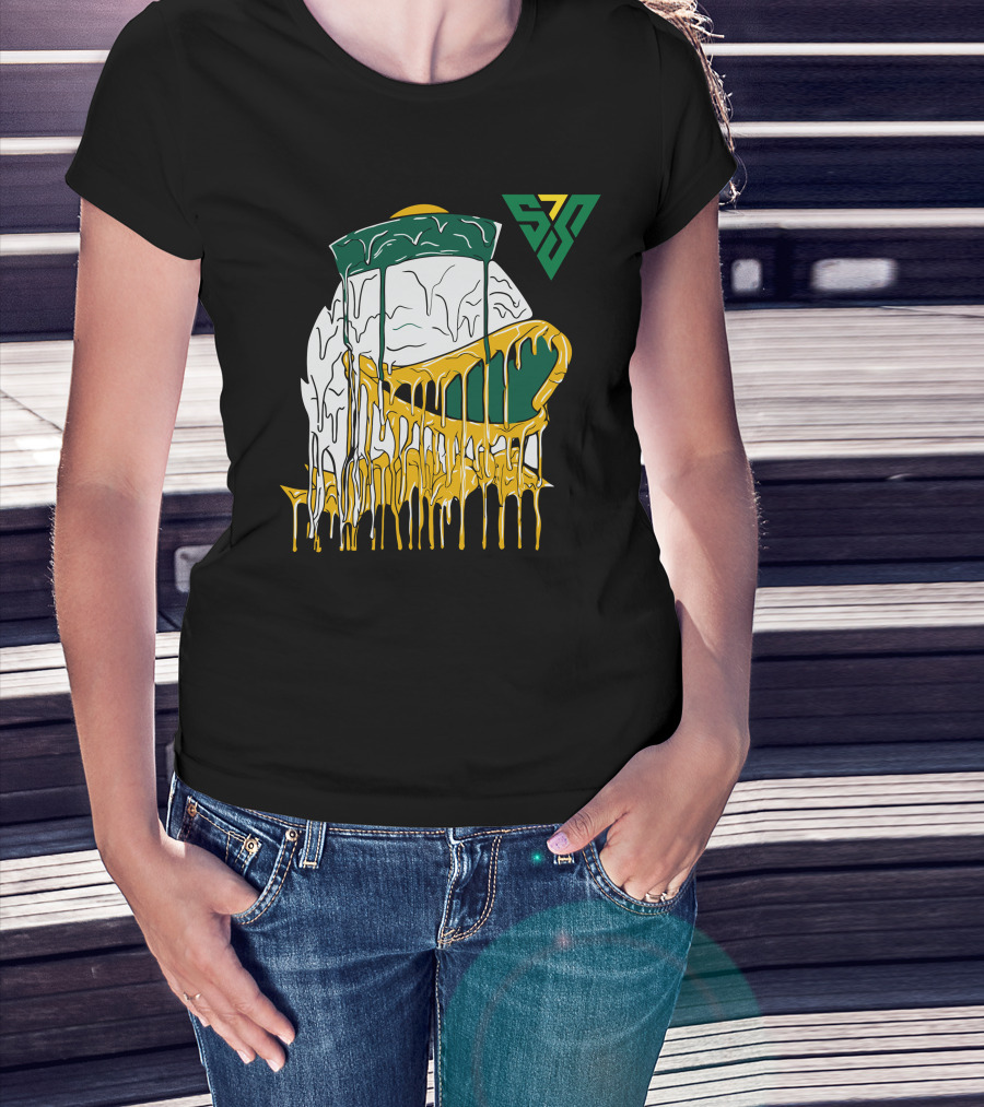 Lackavelli Shop Meltdown Drip Cheese Hat Logo 77 T-Shirt