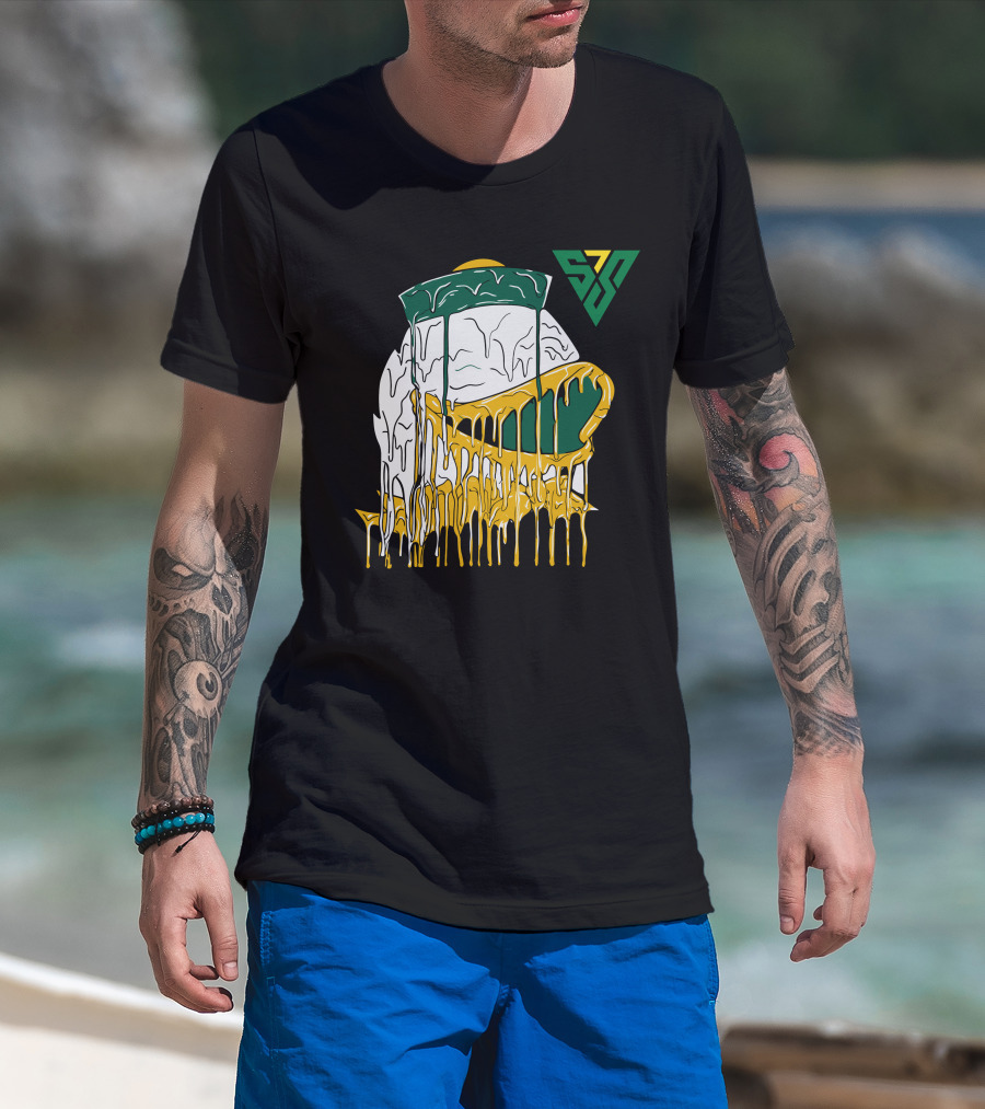 Lackavelli Shop Meltdown Drip Cheese Hat Logo 77 T-Shirt