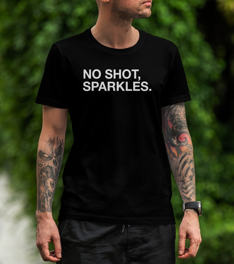 No Shot Sparkles Captain Cubbo ObviousShirts T-Shirt