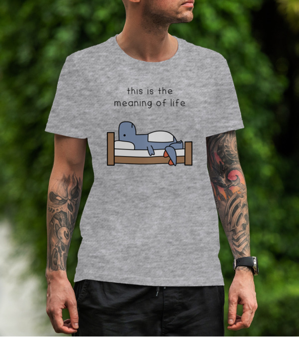 This Is The Meaning Of Life Dinosaur Shop T-Shirt