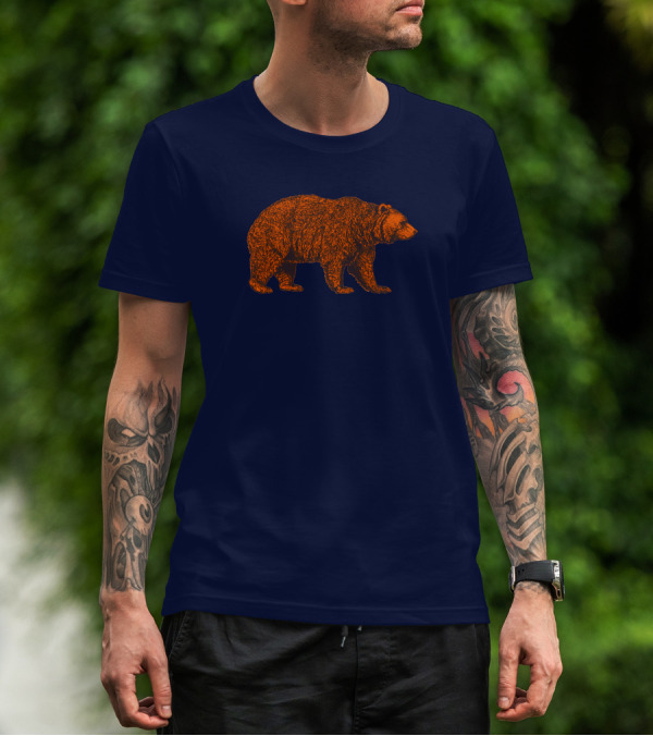 Obvious Hoge Walking Bear BnBears Jahns T-Shirt