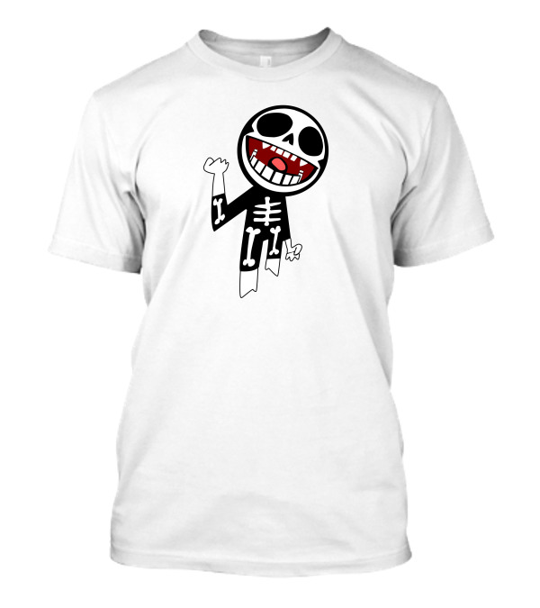 Gorillaz Bonesy Halloween Skeleton Character T-Shirt