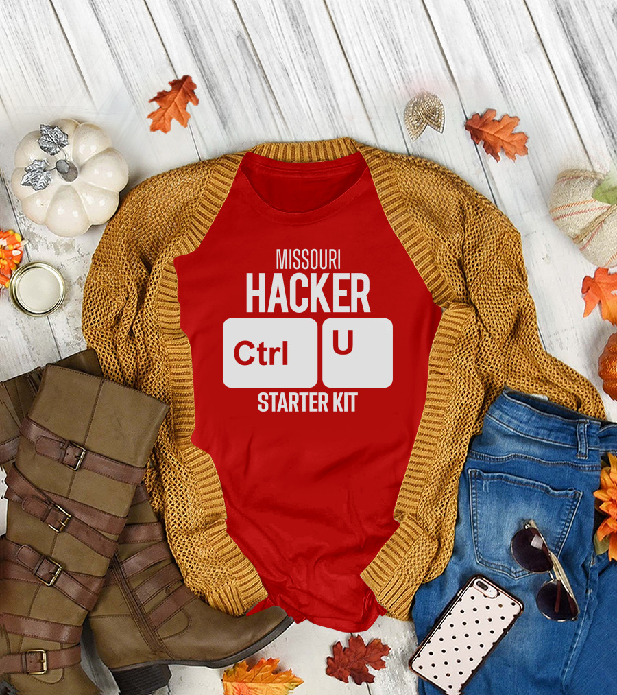 Missouri Hacker Ctrl U Starter Kit T-Shirt