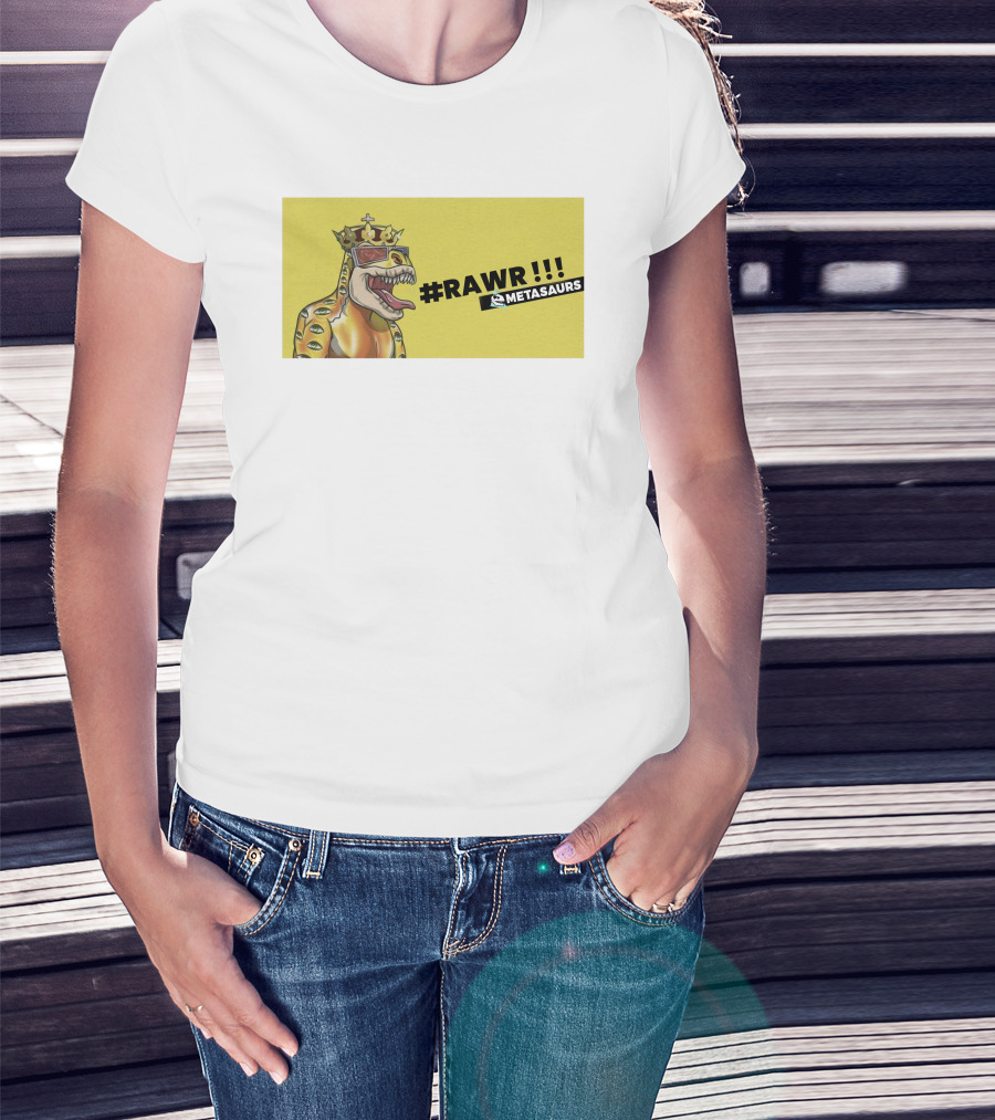 RAWR Metasaurs By Dr Dmt Metasaurs Merch T-Shirt