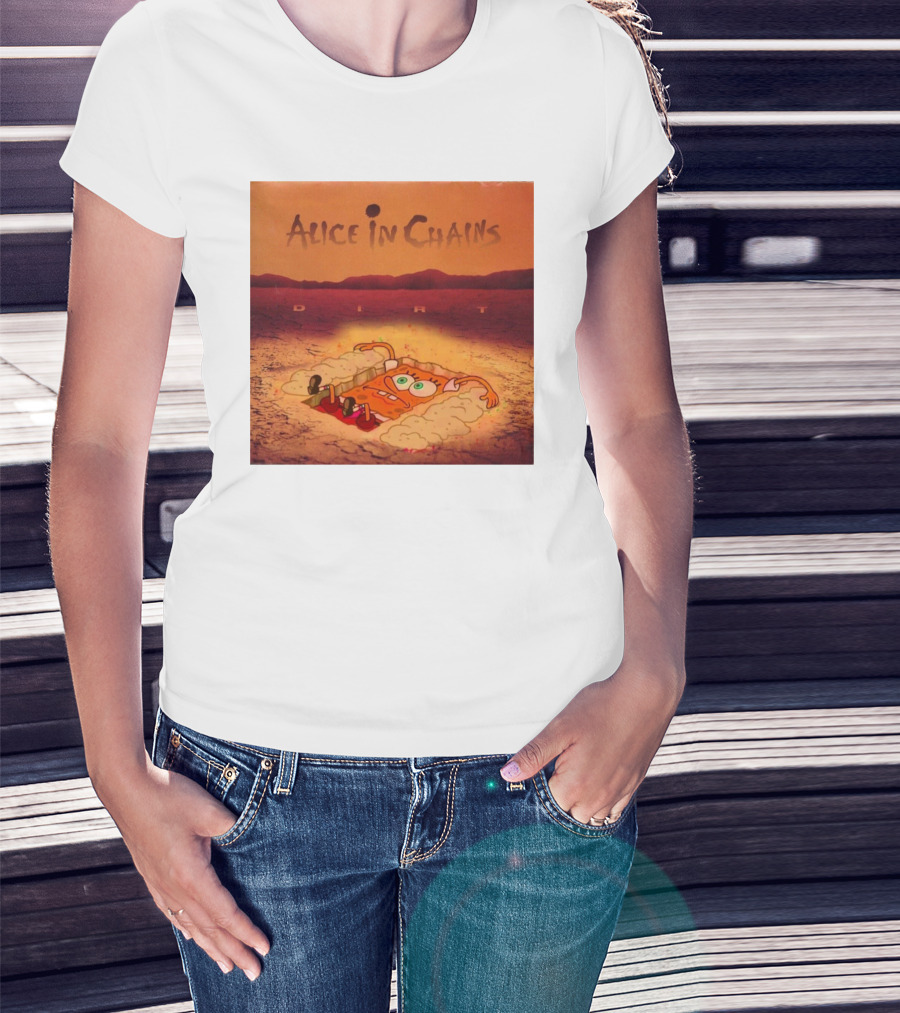Alice In Chains Dirt Parody SpongeBob SquarePants Mocha Bigwanger12 T-Shirt