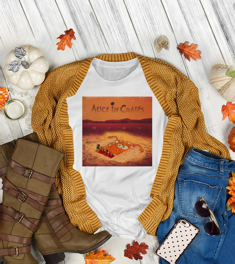 Alice In Chains Dirt Parody SpongeBob SquarePants Mocha Bigwanger12 T-Shirt