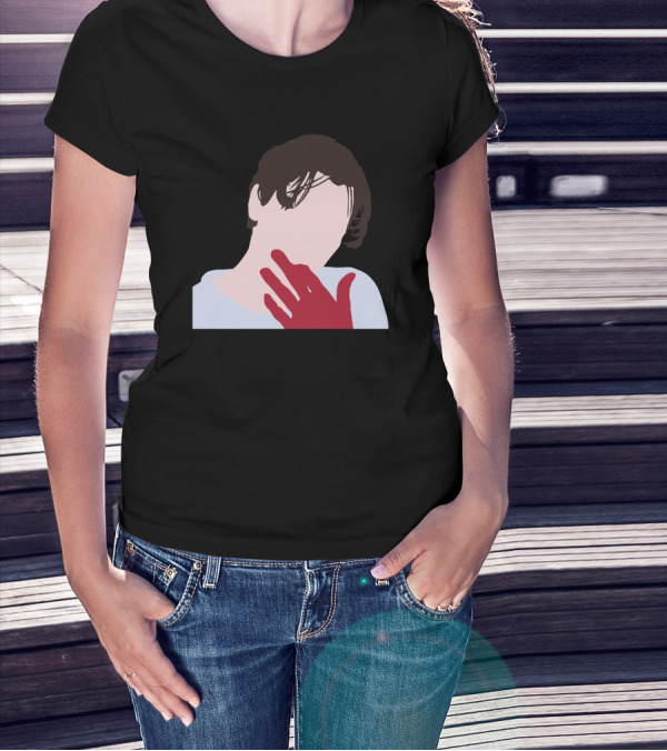 Billy Loomis Graphic Red Hand Monochrome Face T-Shirt