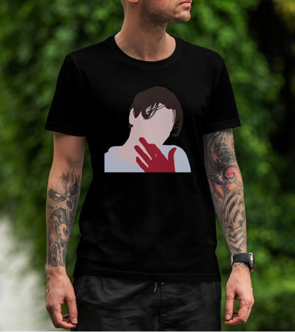 Billy Loomis Graphic Red Hand Monochrome Face T-Shirt