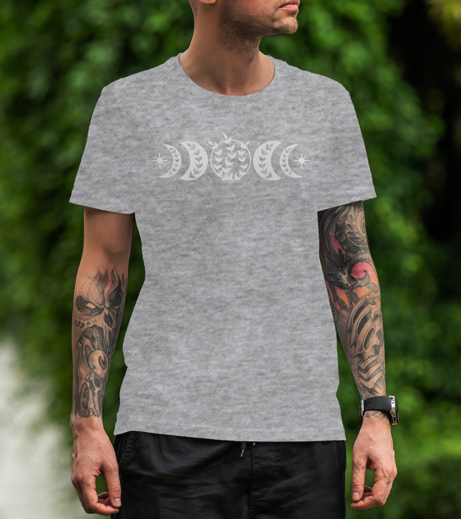 Liam Hemsworth Mystic Moon Phases Floral Crit Role Closet T-Shirt