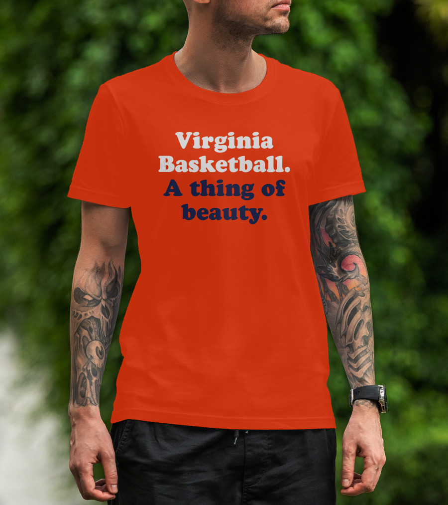 Virginia Basketball A Thing Of Beauty Orange T-Shirt