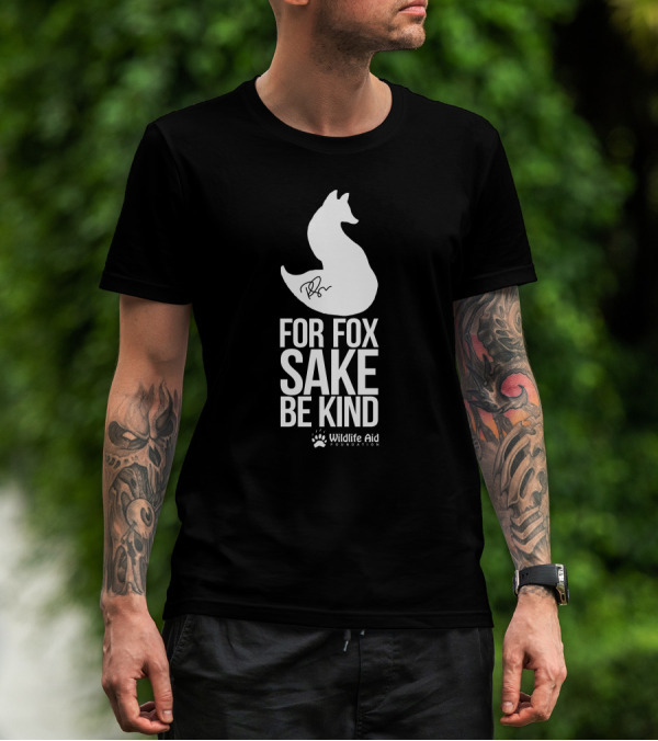 Wildlife Aid Foundation For Fox Sake Be Kind Ricky Gervais T-Shirt