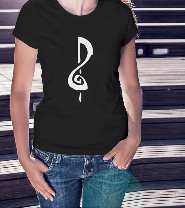 Robaroba Soundfall Treble Clef T-Shirt