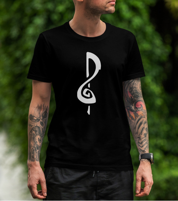 Robaroba Soundfall Treble Clef T-Shirt