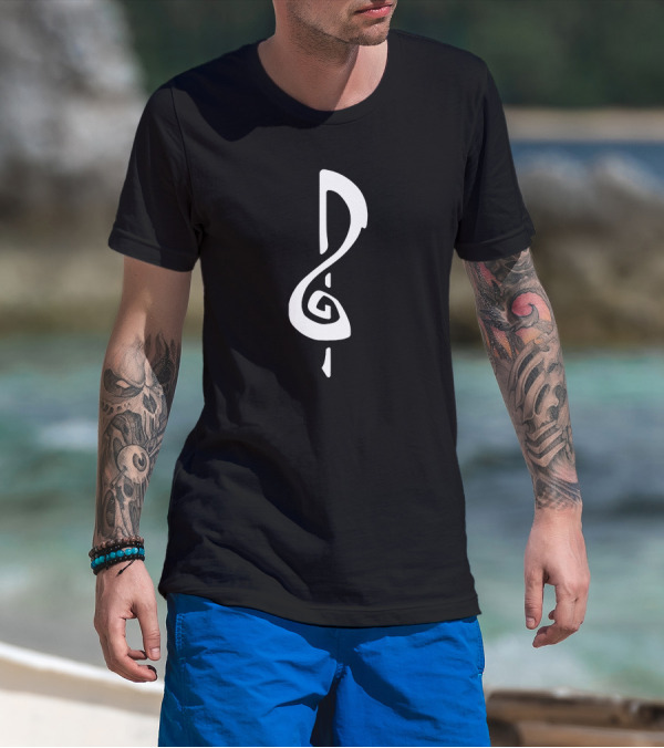 Robaroba Soundfall Treble Clef T-Shirt