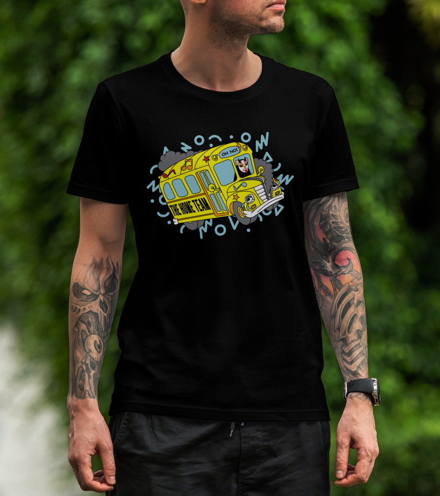 The Home Team Oh No Van Repair Benefit Music Bus T-Shirt