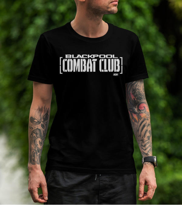 AEW Blackpool Combat Club All Elite Wrestling T-Shirt