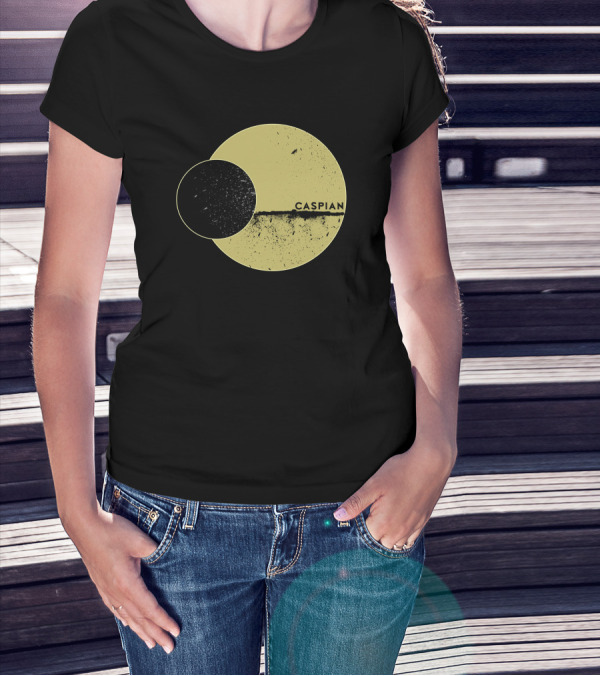 Marek Brave Solid Caspian Wrestle Mania Abstract Circles T-Shirt
