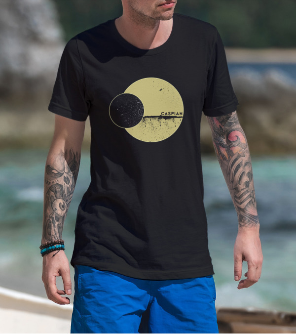 Marek Brave Solid Caspian Wrestle Mania Abstract Circles T-Shirt