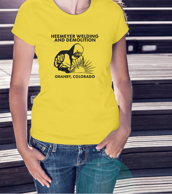 Heemeyer Welding And Demolition Granby Colorado Iconic Welder T-Shirt
