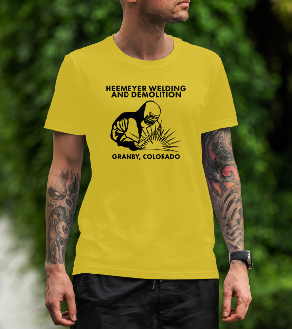 Heemeyer Welding And Demolition Granby Colorado Iconic Welder T-Shirt