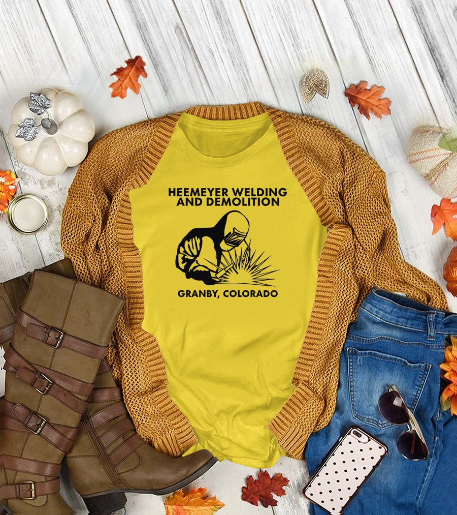 Heemeyer Welding and Demolition Granby Colorado Iconic Welder T-Shirt