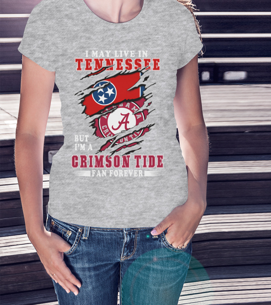 Tennessee Alabama Crimson Tide Fan Forever T-Shirt