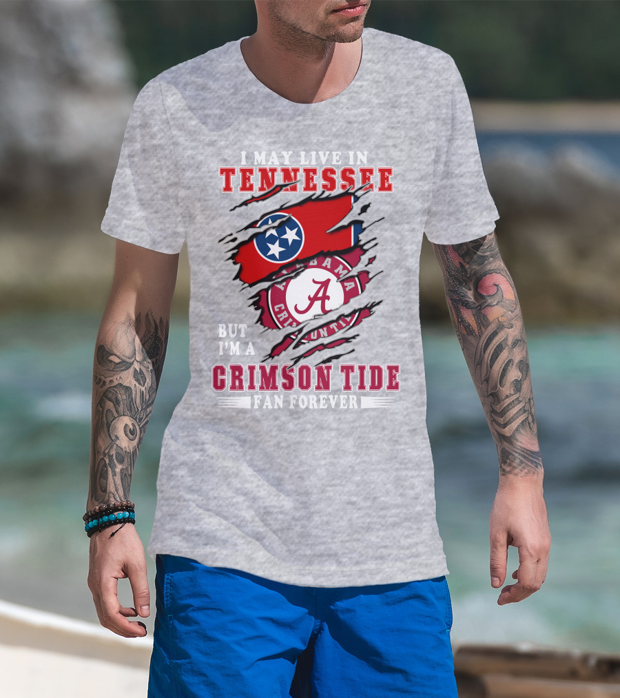 Tennessee Alabama Crimson Tide Fan Forever T-Shirt