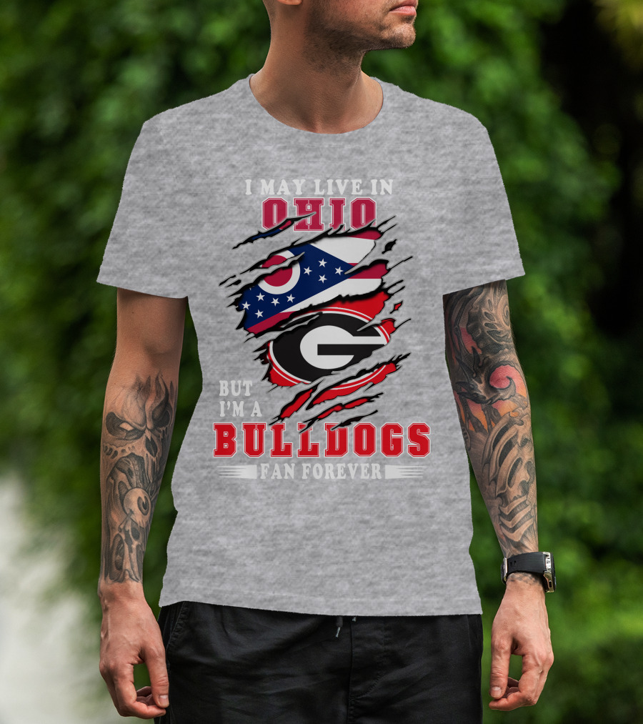 Ohio Georgia Bulldogs Fan Forever T-Shirt
