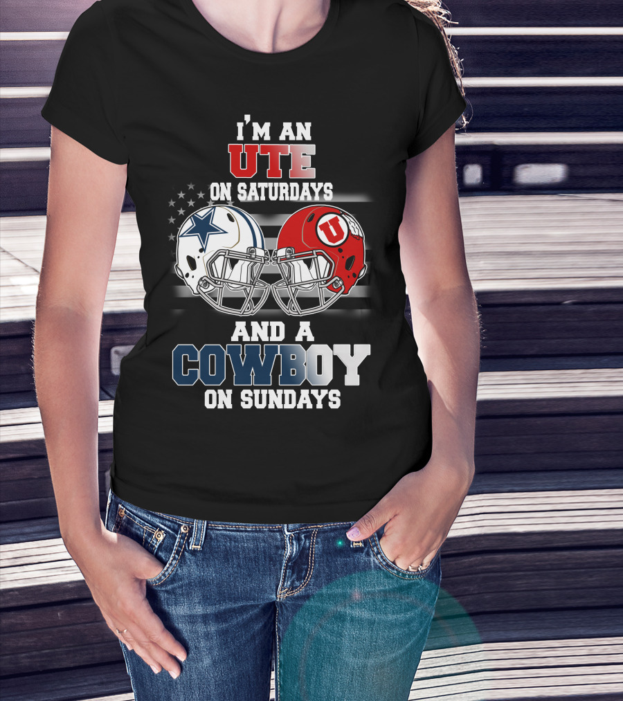 I'm An Ute On Saturdays And A Cowboy On Sundays T-Shirt