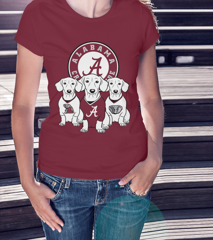 Alabama Crimson Tide Dogs T-Shirt