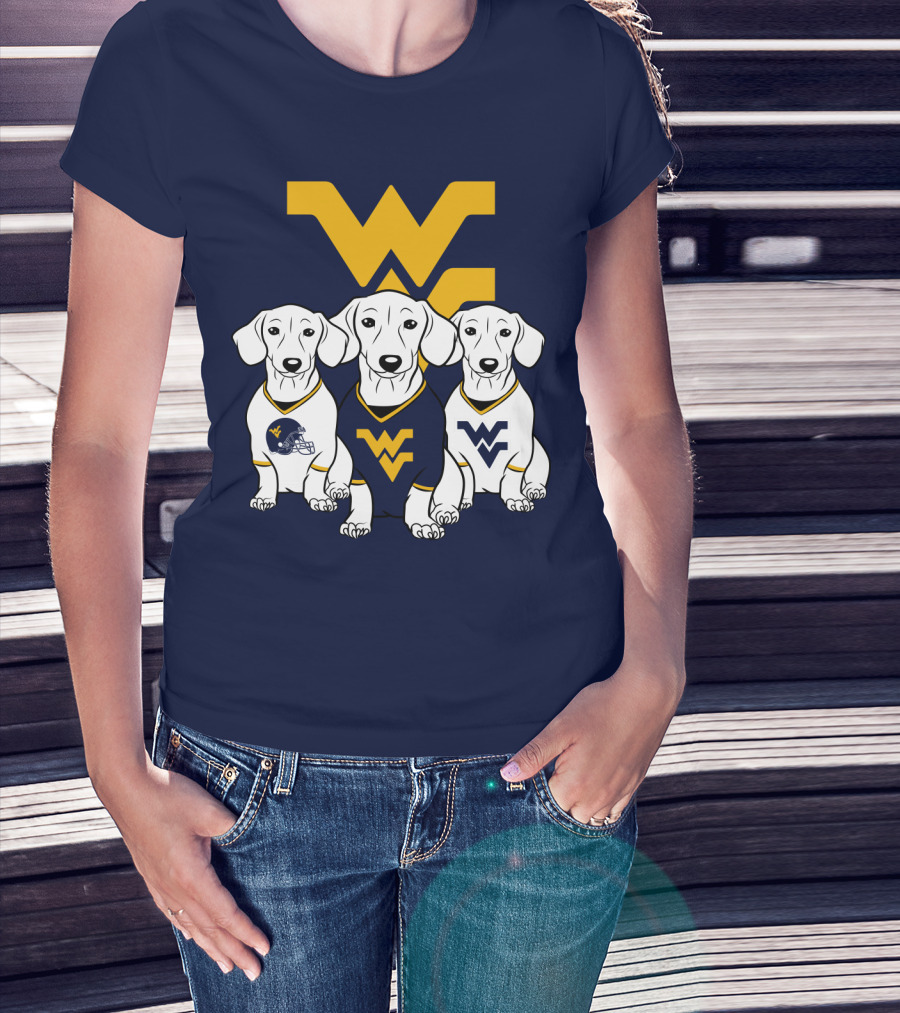 Wvu Mountaineers Dogs T-Shirt