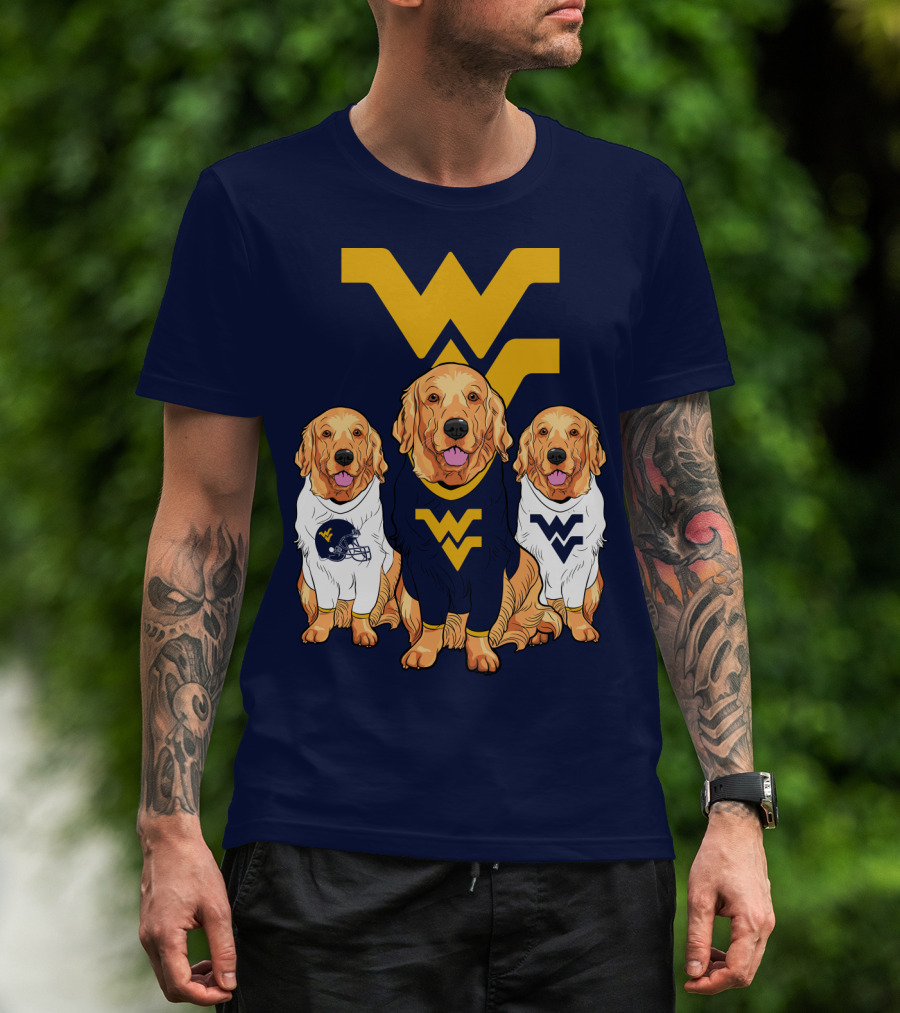 Wv Golden Retrievers In Team Gear T-Shirt