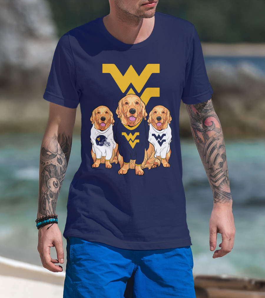Wv Golden Retrievers In Team Gear T-Shirt