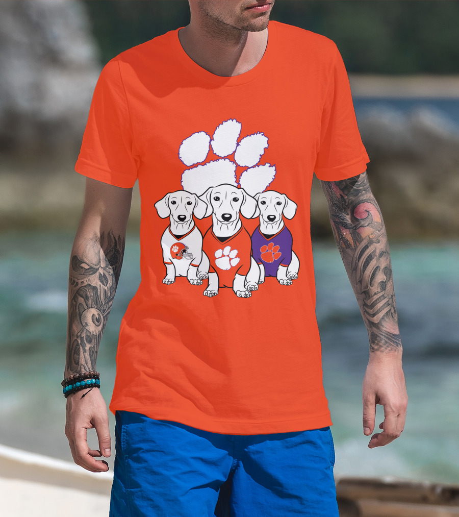 Clemson Tigers Dachshund T-Shirt
