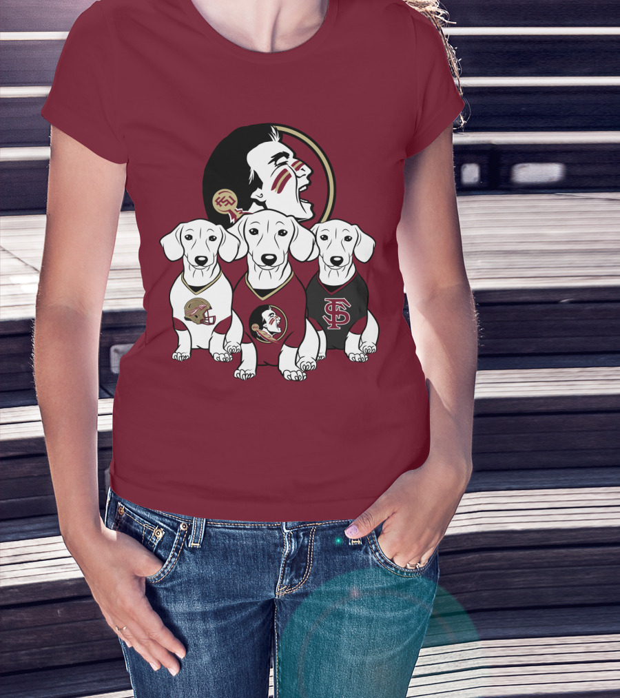 Florida State Seminoles Dogs T-Shirt