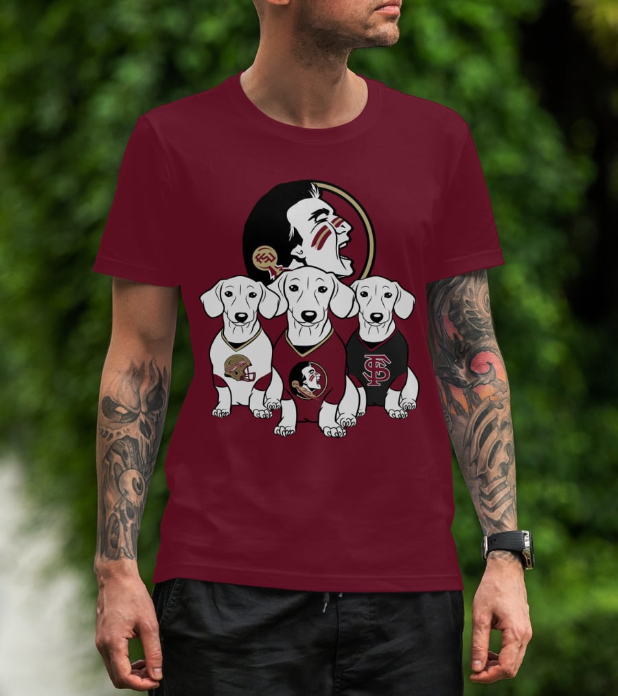 Florida State Seminoles Dogs T-Shirt
