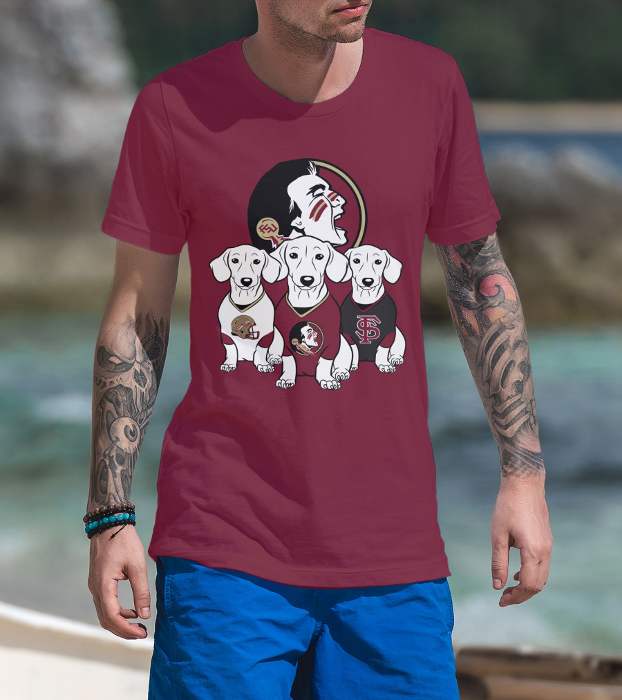 Florida State Seminoles Dogs T-Shirt