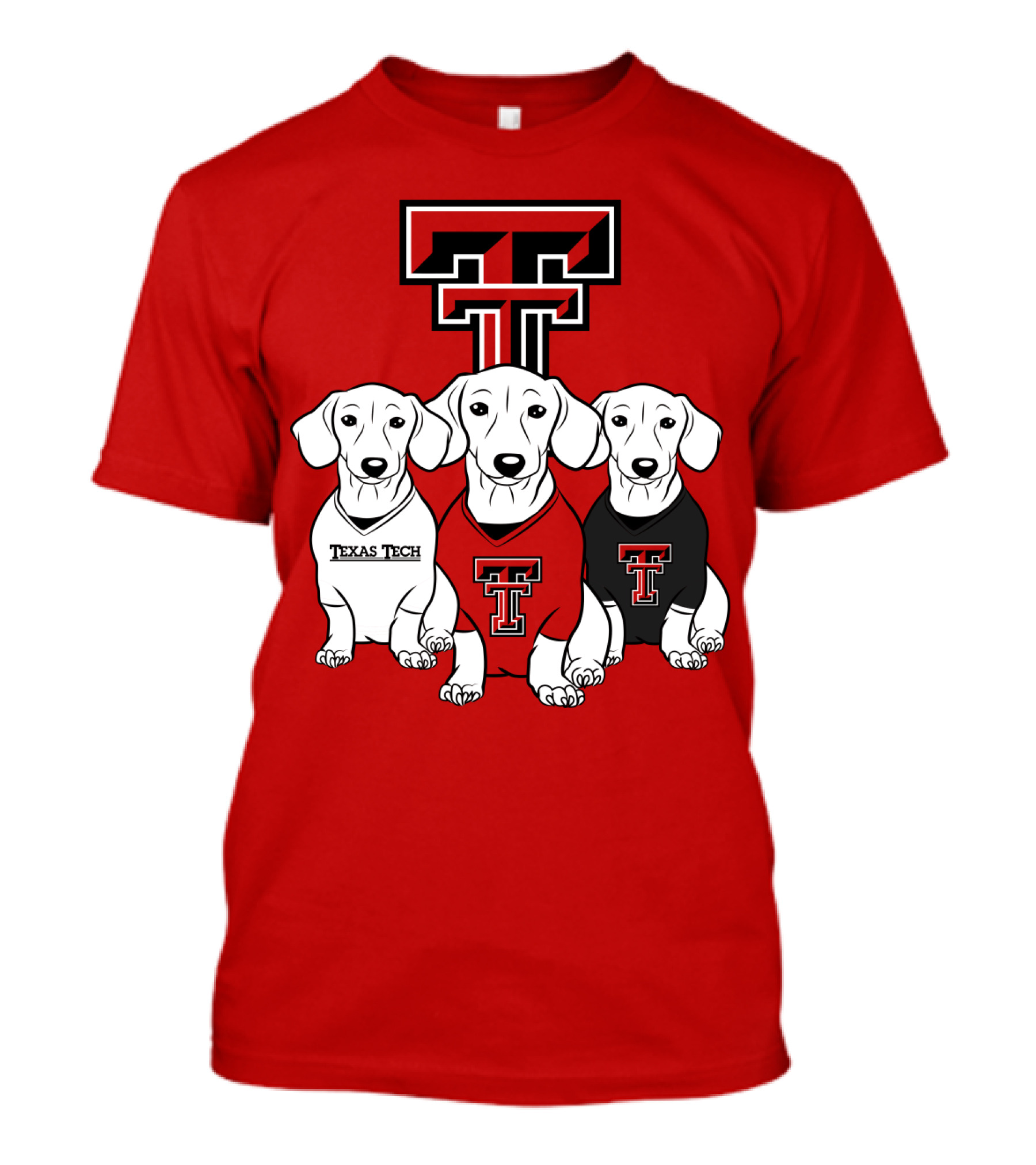 Texas Tech Tt Logo Dogs T-Shirt