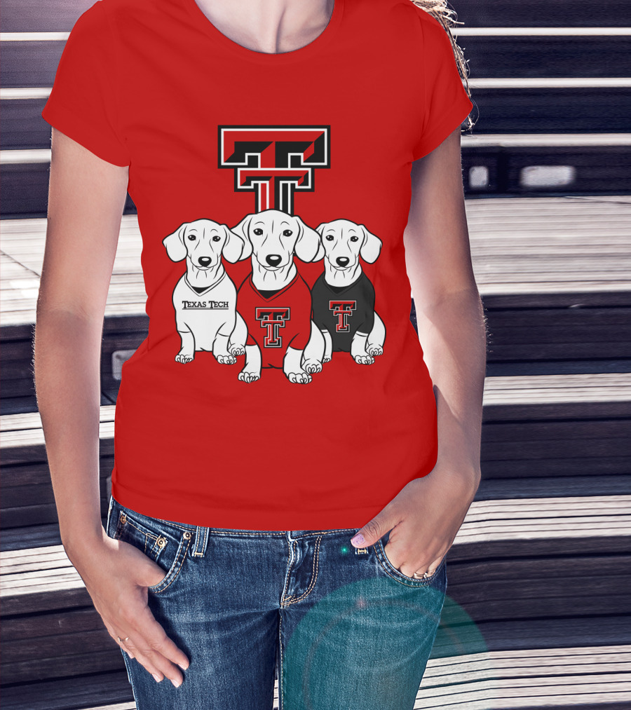 Texas Tech Tt Logo Dogs T-Shirt