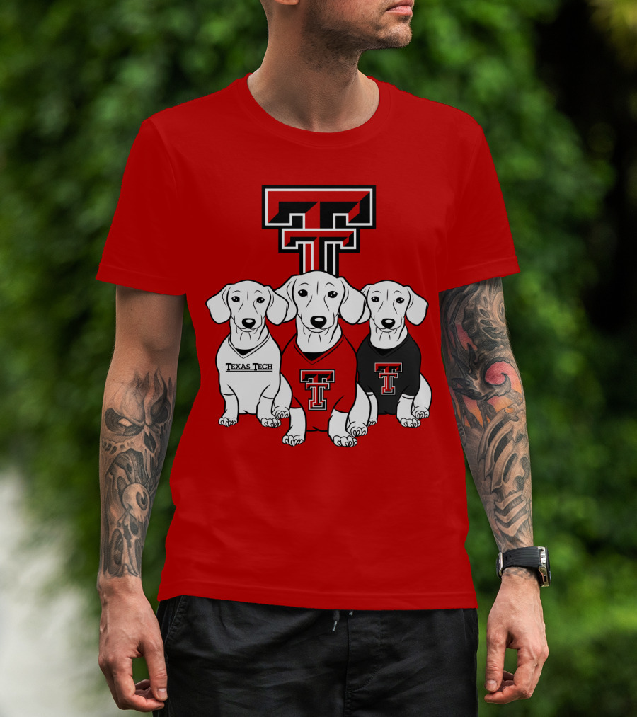 Texas Tech Tt Logo Dogs T-Shirt