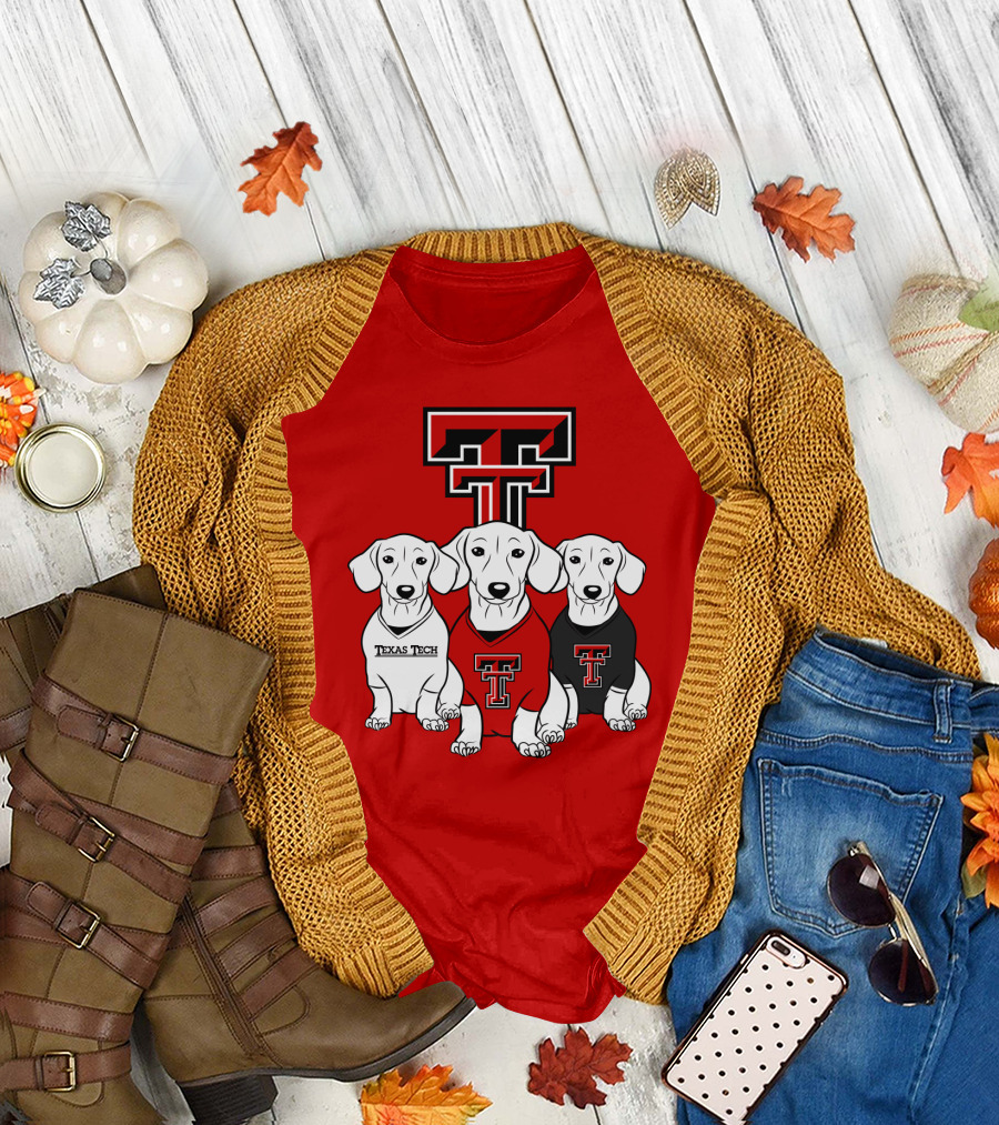 Texas Tech Tt Logo Dogs T-Shirt