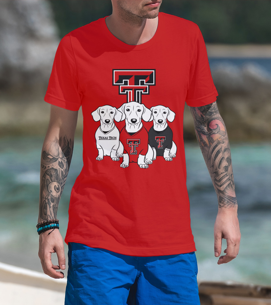 Texas Tech Tt Logo Dogs T-Shirt