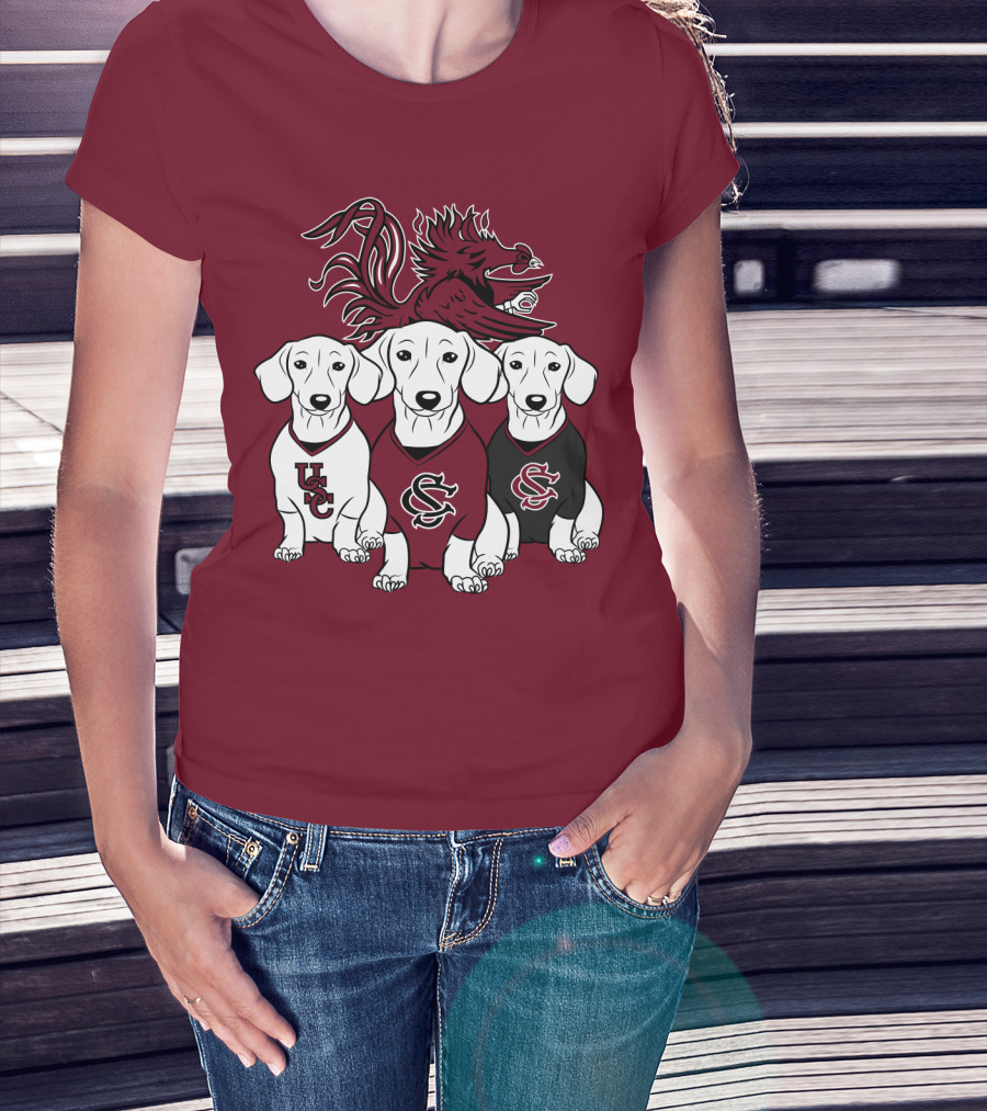 Usc Gamecocks Dogs T-Shirt