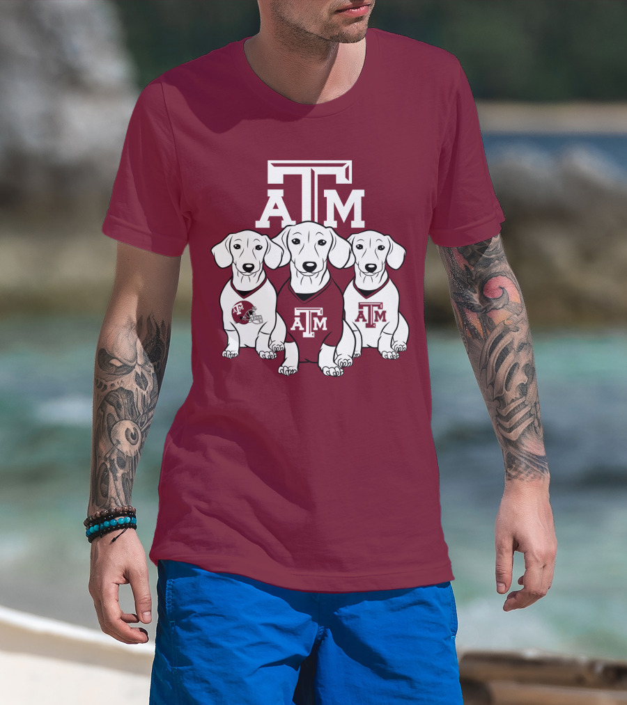 Texas A&M Dog Trio T-Shirt