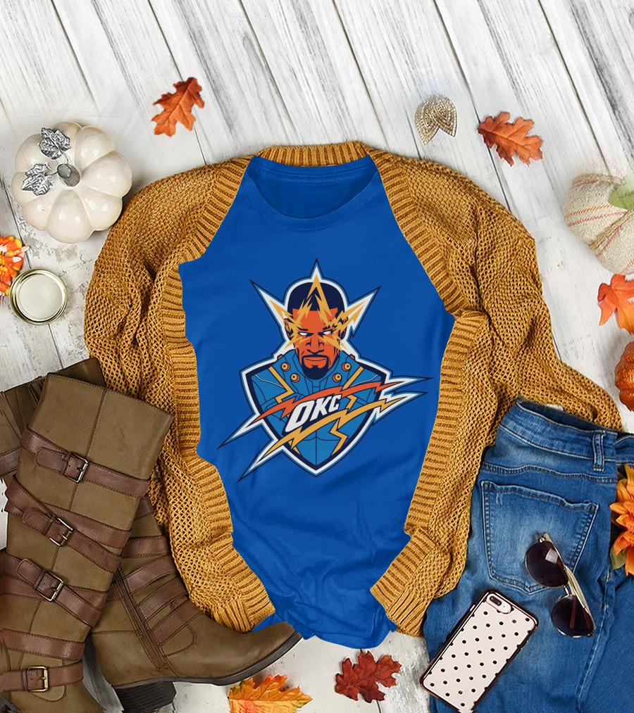 OKC Electro NBA Thunder Inspired T-Shirt