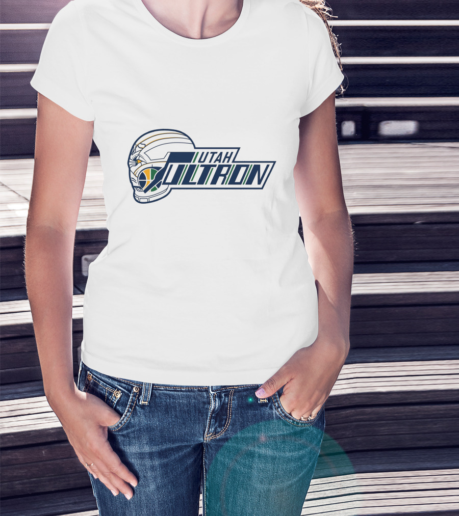 Utah Ultron NBA Basketball Helmet Fusion T-Shirt