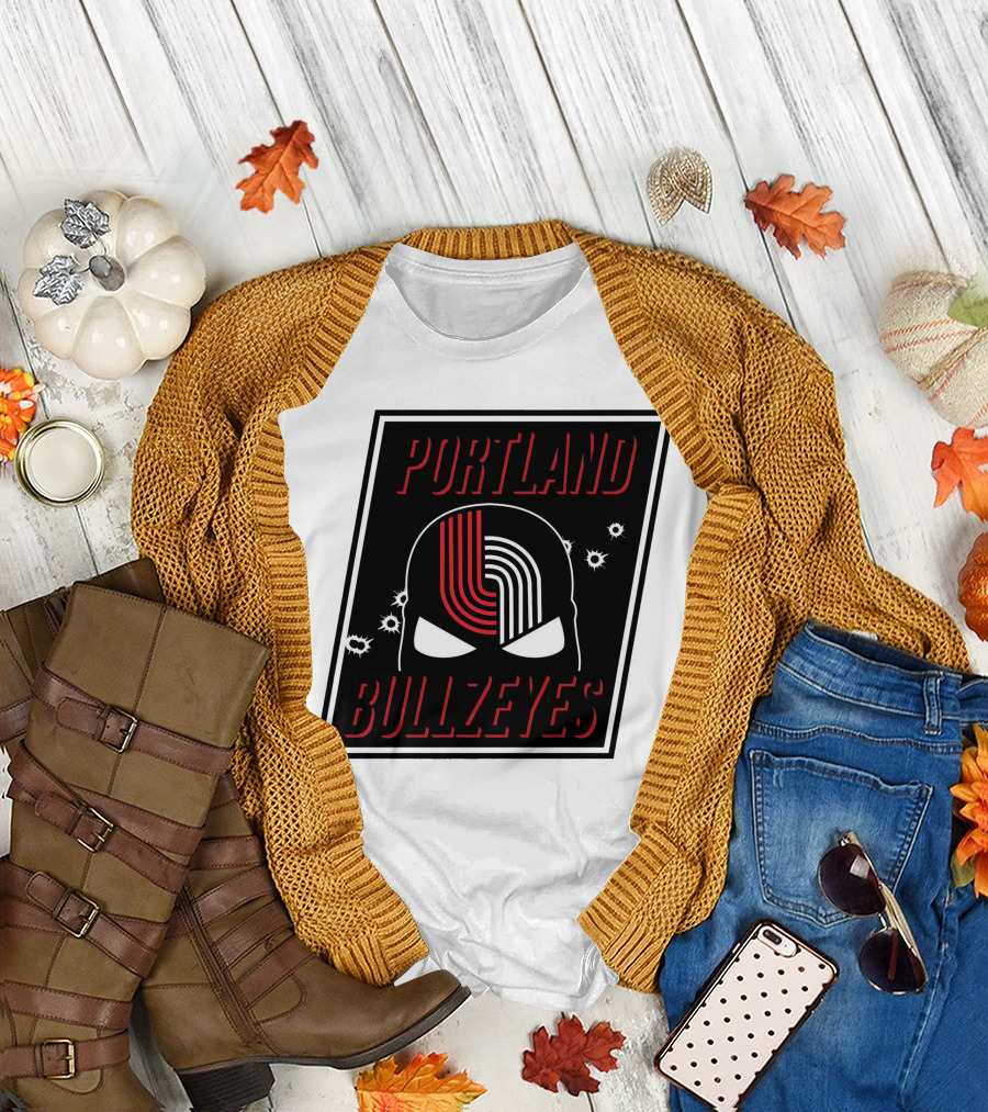Portland Trail Bullzeyes NBA Basketball Emblem T-Shirt