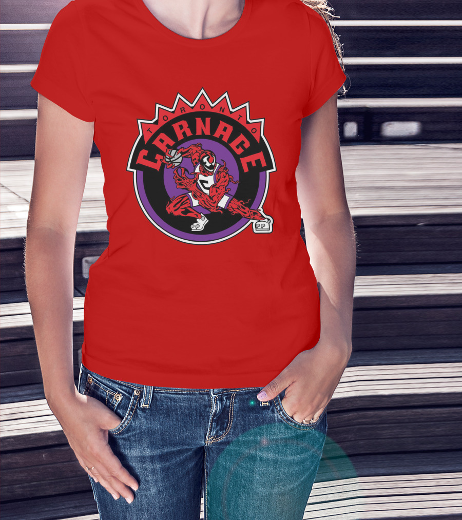 Toronto Carnage NBA Venomous Slam Dunk Apex T-Shirt